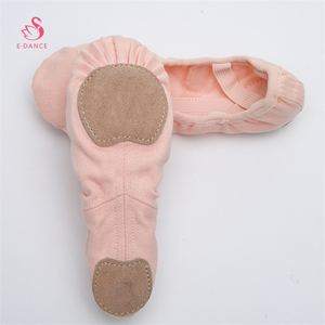 E5035 Chaussures <span class=keywords><strong>de</strong></span> ballet en toile extensible <span class=keywords><strong>de</strong></span> haute qualité Chaussures <span class=keywords><strong>de</strong></span> ballet élastiques pour filles - Product Image 4