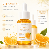Sérum pour la peau à la vitamine C OEM/ODM, solution éclaircissante, affinant les pores, anti-âge, pour la beauté, la santé des cheveux, de la peau et des ongles