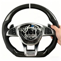 Volant de voiture en cuir et fibre de carbone pour Mercedes-Benz AMG W204 W205 W167 W213 W222 W207 W212 C209 – Vente en gros et au détail
