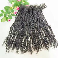 Extensions de Dreadlocks Goddess Locs Serrées Faites à la Main 100 % Cheveux Humains, Boucles Naturelles pour Femmes