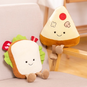 Juguete <span class=keywords><strong>de</strong></span> Peluche <span class=keywords><strong>de</strong></span> Alimentos - Pan <span class=keywords><strong>de</strong></span> Peluche - Almohada Suave <span class=keywords><strong>de</strong></span> Pan - 26cm 4 Unidades Surtidas Deliciosos Sándwiches <span class=keywords><strong>de</strong></span> Pan, Papas Fritas, Pizza y <span class=keywords><strong>Tacos</strong></span> - Product Image 5