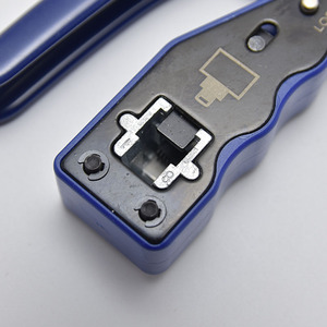 YTH Professional Cat7 <strong>RJ45</strong> Crimping Tool High Carbon Steel Pass Through <strong>Crimp</strong> Pliers with Foldable Handle for Ethernet <strong>Cable</strong> - Product Image 4