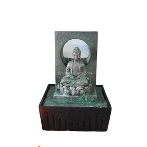 China factory polyresin buddha statue waterfall for sale