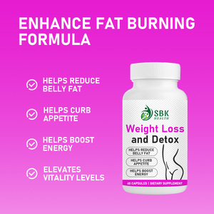 Best Seller Weight loss and Detox Capsules with Green Tea Extract Elevates Vitality levels Detox <b>Your</b> System Capsules - Product Image 3