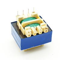 Transformateur Tianyi 12V EI35 à montage sur circuit imprimé, broches d'alimentation audio monophasées, trois normes CE ISO9001 CQC RoHS, fréquence 50/60Hz, 1-500W