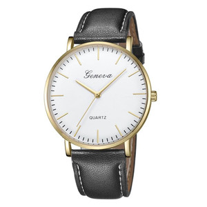 Barato al por mayor de <span class=keywords><strong>ginebra</strong></span> correa de reloj clásico casuales de los hombres de moda par de relojes de cuarzo - Product Image 6