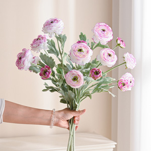 Flor de Peonía Artificial de Seda, Alta Simulación, Decoración para Bodas y Hogar, Arreglo Floral - Product Image 1