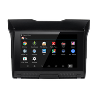 Navigation GPS à écran tactile Android portable de 5 pouces pour l'automobile GPS étanche pour motos Moniteur de voiture marine avec MP3