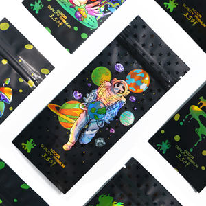 特注プラスチック食品グレード3.5g包装袋3面シールチャイルドプルーフタバコリーフシガーラップポーチチューインガム - Product Image 5