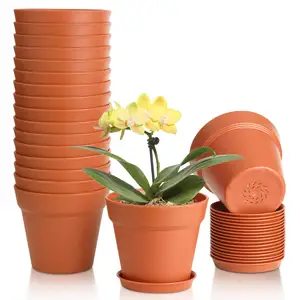 Criativo Água Pots Planter Flowerpot Transparente Plástico Preguiçoso Flower Pot macetas para plantas