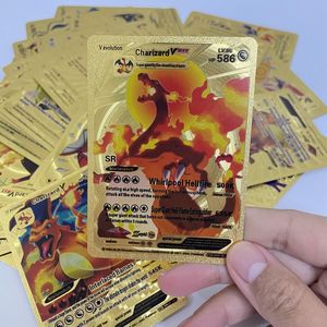 Cartes de base Poke TCG de première édition avec cartes Charizard DX, <span class=keywords><strong>Blastoise</strong></span>, Venusaur, Frog Flower Poke Mon V Vmax GX <span class=keywords><strong>EX</strong></span> DX - Product Image 4