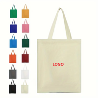 Sac fourre-tout pliable en toile personnalisé de qualité supérieure, avec poignée longue, motif dessin animé, sacs de courses personnalisés multiples pour la vente en gros