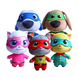 Muñeco de Peluche Original de la Serie Talking <span class=keywords><strong>Tom</strong></span> Heroes, Súper Suave, No Eléctrico, Producto Oficial con Relleno de Poliéster y Algodón PP - Product Image 1