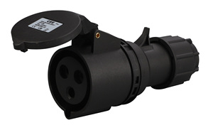 Plugues e Tomadas Industriais de Entretenimento Pretos IP44 2P+E 16A Plugues e Tomadas Elétricas Alemãs para Caravanas 240v - Product Image 4