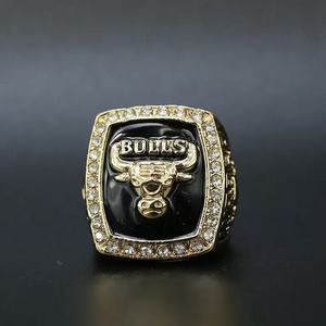 1991 Chicago Basketball <span class=keywords><strong>Jordan</strong></span> personnalisé haute qualité bague de championnat personnalisée alliage plaqué or pour cadeaux commémoratifs - Product Image 1
