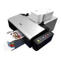 Imprimante jet d'encre haute définition pour cartes, CD, DVD, étiquettes PVC et disques