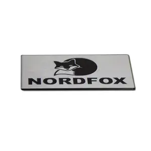 Gravado Logotipo Personalizado Placas De Ldentificação De Aço Inoxidável Placa De Identificação Gravado A Laser Etiqueta De Metal Placa De Nome Para Sua Marca