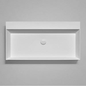 Per Antonio Lupi Gesto lavello ovale Design moderno Matte pietra artificiale per cucina bagno Hotel bagno uso domestico - Product Image 2