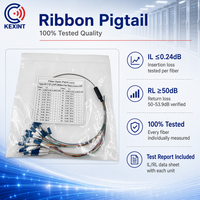 Ruban de Fibre Optique Monomode 12 Cœurs LC/UPC Simplex SM MM LSZH de Qualité Télécom, Fournisseur Fabricant, Personnalisé, 0,9 mm