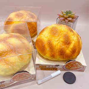 独特菠萝面包慢回弹海绵减压玩具逼真仿真面包店压力缓解玩具桌面礼品零售展示品 - Product Image 4