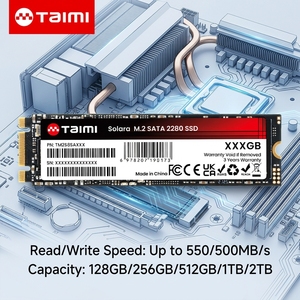 최고 가성비 타이미 M.2 SATA SSD 128GB 256GB 512GB 1TB NGFF 내장형 솔리드 스테이트 드라이브, 모든 최신 소비자용 마더보드 업그레이드용 - Product Image 5