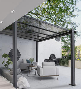 Personnalisé Cour Auvent Toit Ouvrant 3X4 4X4 3X6 3X5 <span class=keywords><strong>4X6</strong></span> 4X5 5X5 3X3 Aluminium Pergola - Product Image 1