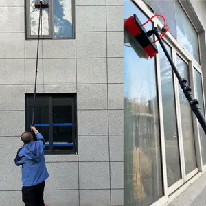 Waschbürste mit Teleskop aus Aluminium für Reinigung im Haushalt für die Wartung des Solarpanels