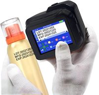 Impresora de Inyección de Tinta Portátil Mini de 12.7mm/0.5 Pulgadas para Impresión de Códigos, Texto, Números e Imágenes en Cajas y Productos