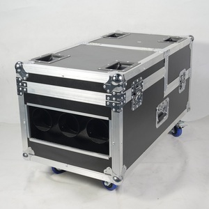 Machine à fumée électrique à deux têtes WaterBase DMX512 3000W, té<span class=keywords><strong>l</strong></span>écommande, métal, faible brouillard pour mariage - Product Image 4