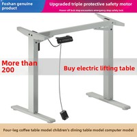 Pieds de bureau réglables en hauteur électriques pour adultes et enfants, pieds courts de 40 cm, quatre pieds en fer, pour bureau d'étude, bureau de travail