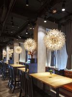 Lampes suspendues en cristal de pissenlit de plafond pour mariage