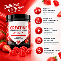 Permen Creatine 5000mg Vegan untuk Pertumbuhan Otot, Peningkatan Performa Olahraga, Peningkatan Energi untuk Latihan di Gym, Bentuk Kustom OEM ODM HALAL