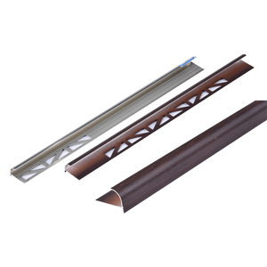 Dili phong cách hiện đại Gỗ & nhôm gạch trimc góc bên trong bảo vệ biên giới gạch viền viền trang trí trong nhiều màu sắc - Product Image 1