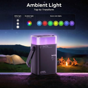 Banque d'<span class=keywords><strong>alimentation</strong></span> Remax FP-3 40000mAh, charge rapide 65W, éclairage LED coloré, avec poignée <span class=keywords><strong>portable</strong></span> pour les aventures en plein air - Product Image 4