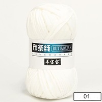 Factory Price 100Grams DIY Spaghetti Yarn Handbag Crochet Hand Knitting Chunky T-shirt Yarn for Bag