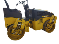 Mini rouleau compresseur BOMAG BW120AD-4 BW120AD-5 utilisé Offre Spéciale 5 tonnes 90% nouveau 24.6kw nouveau moteur Kubota Construction à bas prix