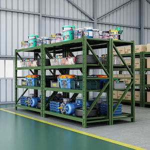 מתלה מתכת מתכווננת מדף ללא ספק מדפים פלדה מחסן בינוני מדף מדף מדף מדף מתכת - Product Image 6