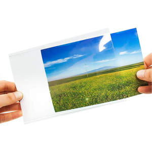 Tamaño personalizado transparente foto titular <span class=keywords><strong>nevera</strong></span> imán magnético acrílico marco de fotos imán - Product Image 2