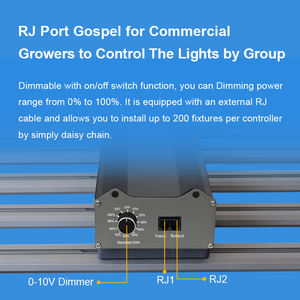 בויה מקצועי 800W <span class=keywords><strong>LED</strong></span> לגדל אור LM281B ספקטרום מלא מסחרי <span class=keywords><strong>LED</strong></span> לגדל אורות בר פתרונות תאורה דיאלוקס EVO פריסה - Product Image 5