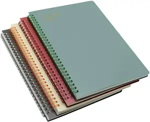 LABONファクトリーカスタム2022B5厚手のプラスチック4色ハードカバースパイラルノートブック卸売