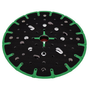 6 pouces 148mm 69-75 trous crochet et boucle support électrique doux ou dur disque abrasif <span class=keywords><strong>ponceuse</strong></span> plaque de sauvegarde pour ponceuses polissage - Product Image 6