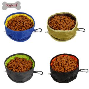 Eco-Friendly Portable Foldable <b>Travel</b> <b>Bowls</b> Trade Assurance Stocked Round Shape Pet <b>Bowls</b> & Feeders - Product Image 5