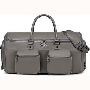 Free Sample Garment <b>Bag</b> for Travel Waterproof Convertible Garment Duffel <b>Bag</b> for <b>Men</b> <b>Weekender</b> <b>Bag</b> with Shoe Pouch - Product Image 1