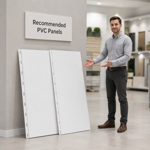 Panneau mural en PVC hygiénique anti-moisissure à emboîtement pour usine de transformation alimentaire, finition lisse, panneau mural en plastique à lattes - Product Image 6