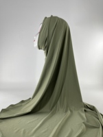 Nouvelle Tendance 2025 Foulard Hijab en Jersey Liquide Non Transparent Doux Brillant Léger et Long pour Femmes Néerlandaises Produit de Haute Qualité