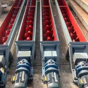 Fabrika fiyat taşıma ekipmanları tam otomatik büyük çaplı vidalı konveyör toz granül konveyör sistemi için - Product Image 4