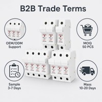 Support de Fusible Modulaire en Plastique 1P 2P 3P 4P avec Indicateur LED, Porte-Fusible en Cuivre Résistant aux Hautes Températures, Certifié IEC AC