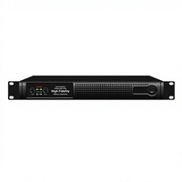 Amplificateur de puissance numérique 4 canaux 350 W pour sonorisation de concert en direct, classe D, 1U, amplificateur audio pour système de haut-parleurs de scène