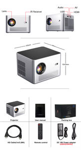 Yufanya Y300 Mini Xiomi X3 Pare-Brise Vid Wewatch V50 T6 Max Faisceau Vidéo <span class=keywords><strong>Vava</strong></span> <span class=keywords><strong>Ust</strong></span> Projecteur <span class=keywords><strong>Laser</strong></span> Led 2.5 Pouces 8K - Product Image 6