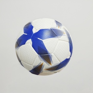 Ballon de football professionnel en cuir PU de haute qualité 2026, taille 5, logo personnalisé, thermocollé - Product Image 3